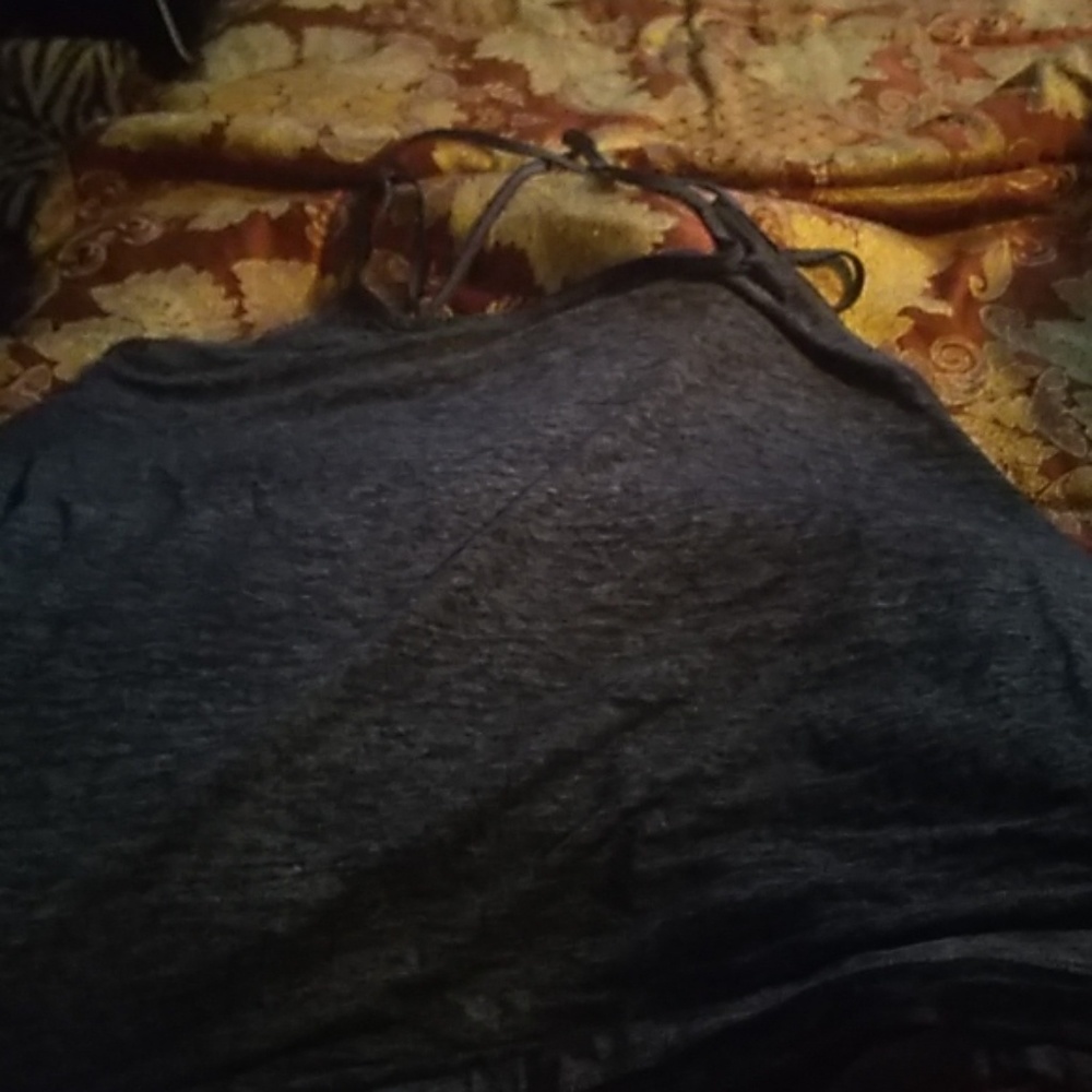 Crisscross back tank top